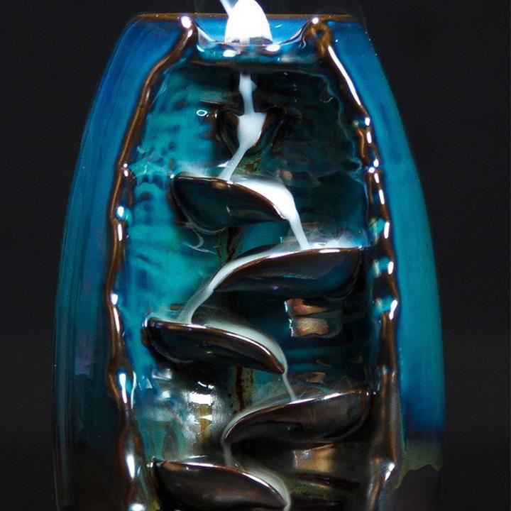 Neval - Mountain River Backflow Ceramic Incense Burner