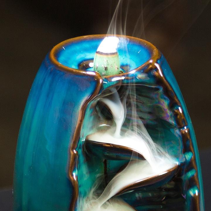 Neval - Mountain River Backflow Ceramic Incense Burner