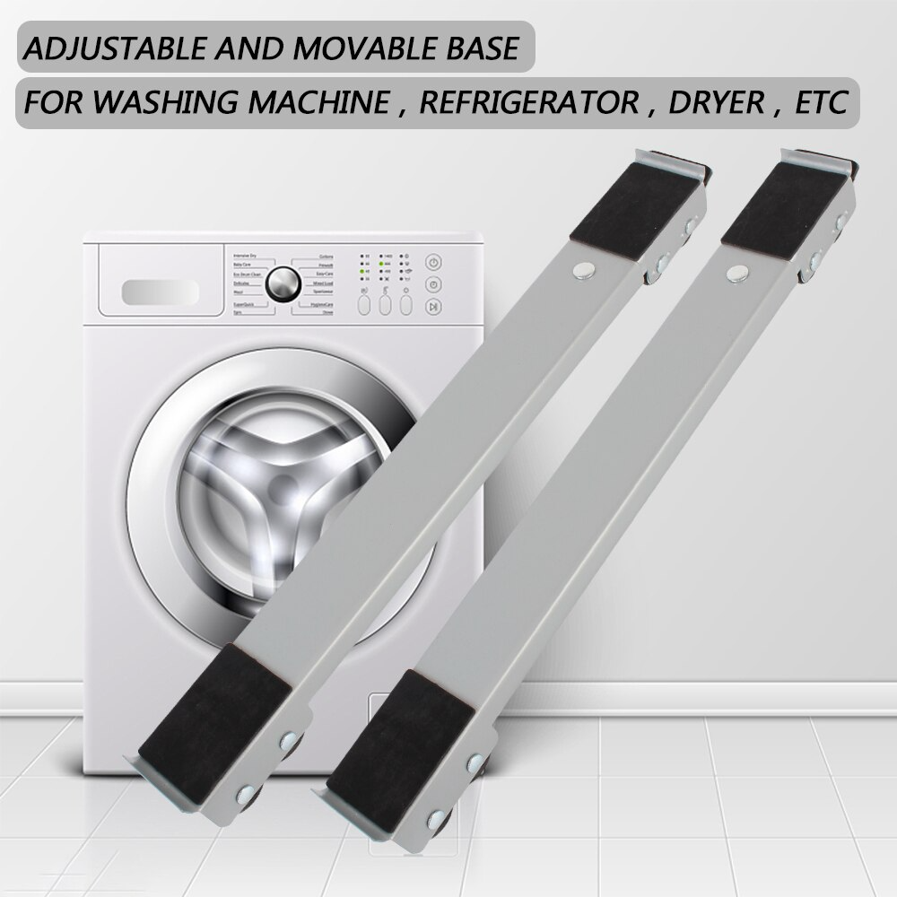 Adjustable heavy home appliance sliding system