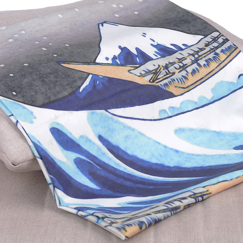 Wave - Cascading Boats & Ocean Wave Kanagawa Tapestry
