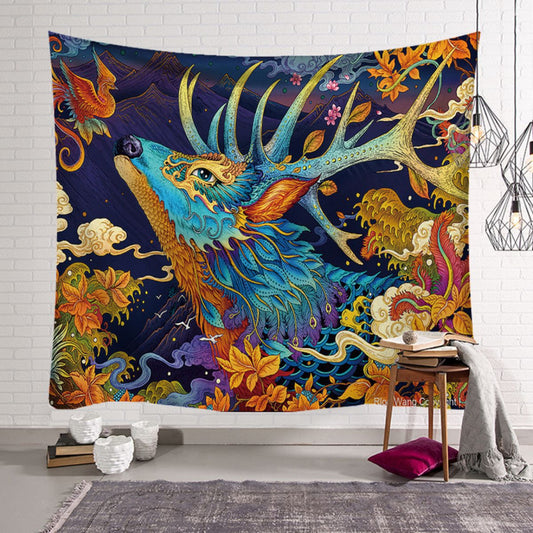 Wildo - Japanese Dream Colors Forest Tapestry