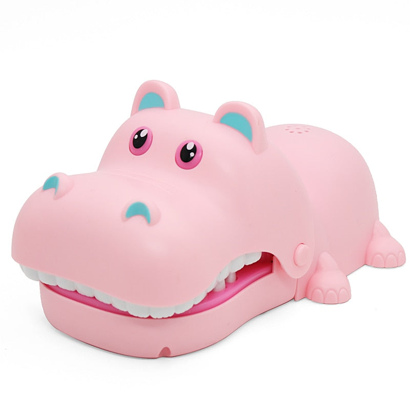 Funny Teeth Finger Biting Toy Hippo