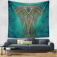Elephantsy - Colorful Elephant Mandala Wall Hanging Tapestry