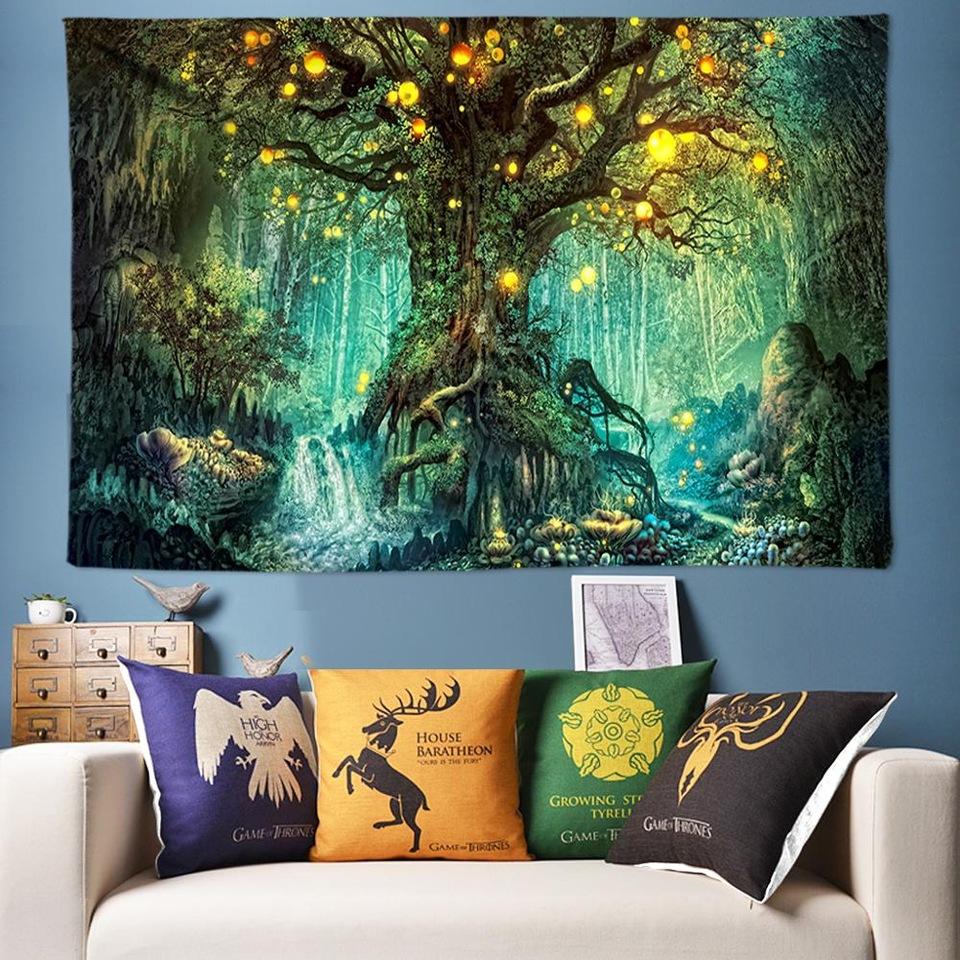 Treeorzo - Illuminating Wish Tree Tapestry