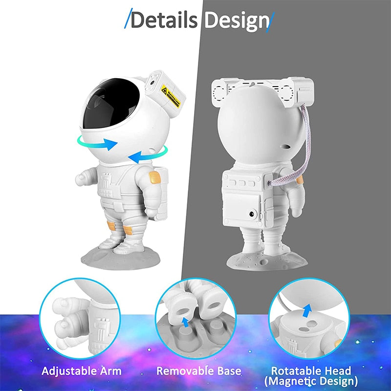 Astronaut Night Sky Projector