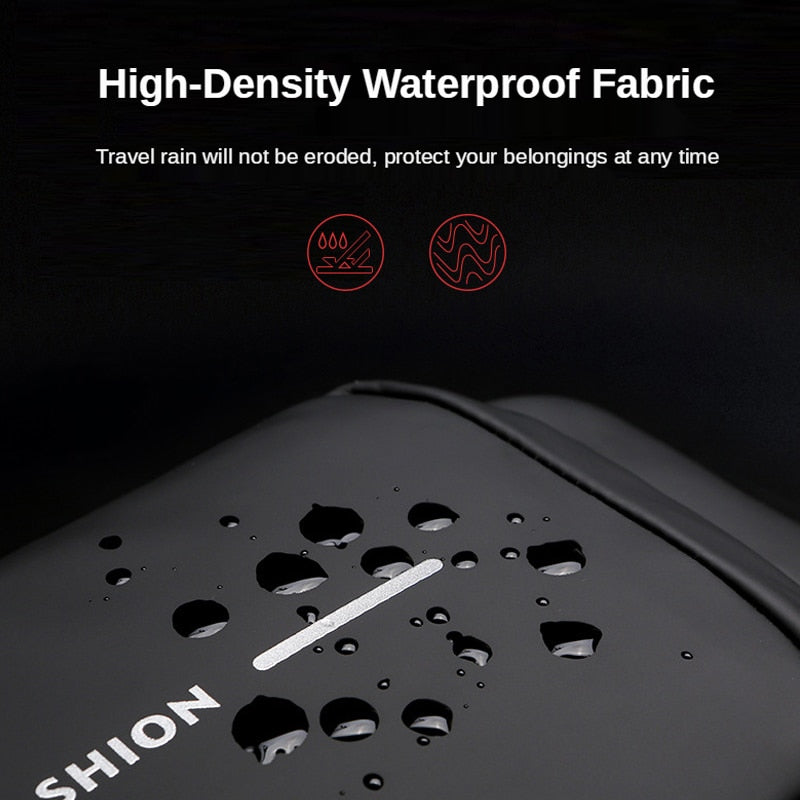 Crossbody Leather Anti-Theft Waterproof Bag