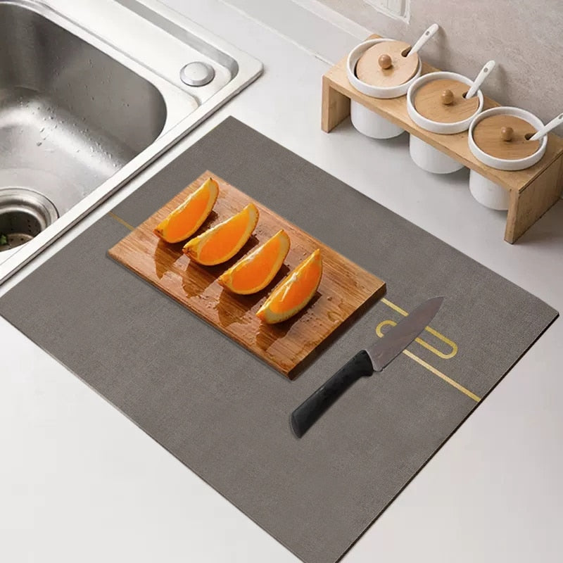 Super Absorbent Kitchen Draining Mat