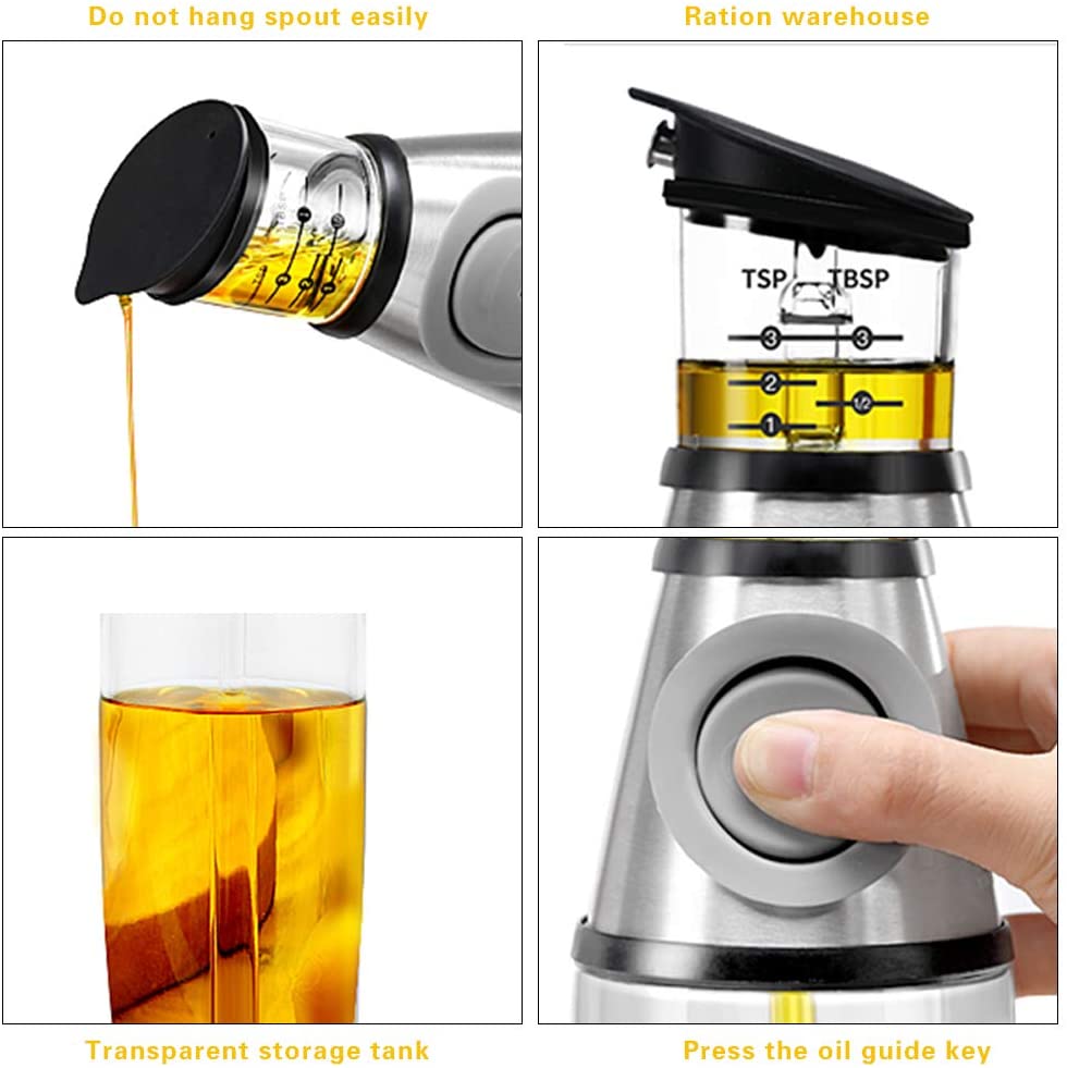 Oil Measure Dispenser Bottle