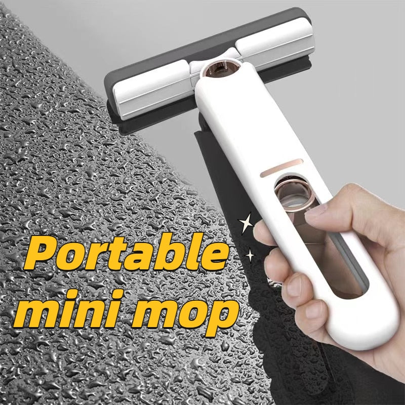 Mini Portable Hand-Free Squeeze Mop
