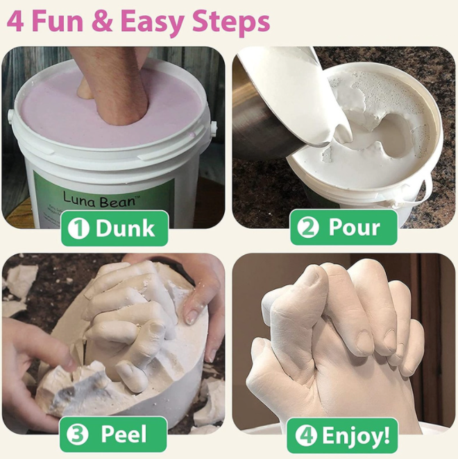 Hands Plaster Statue Kit – DailyBoho