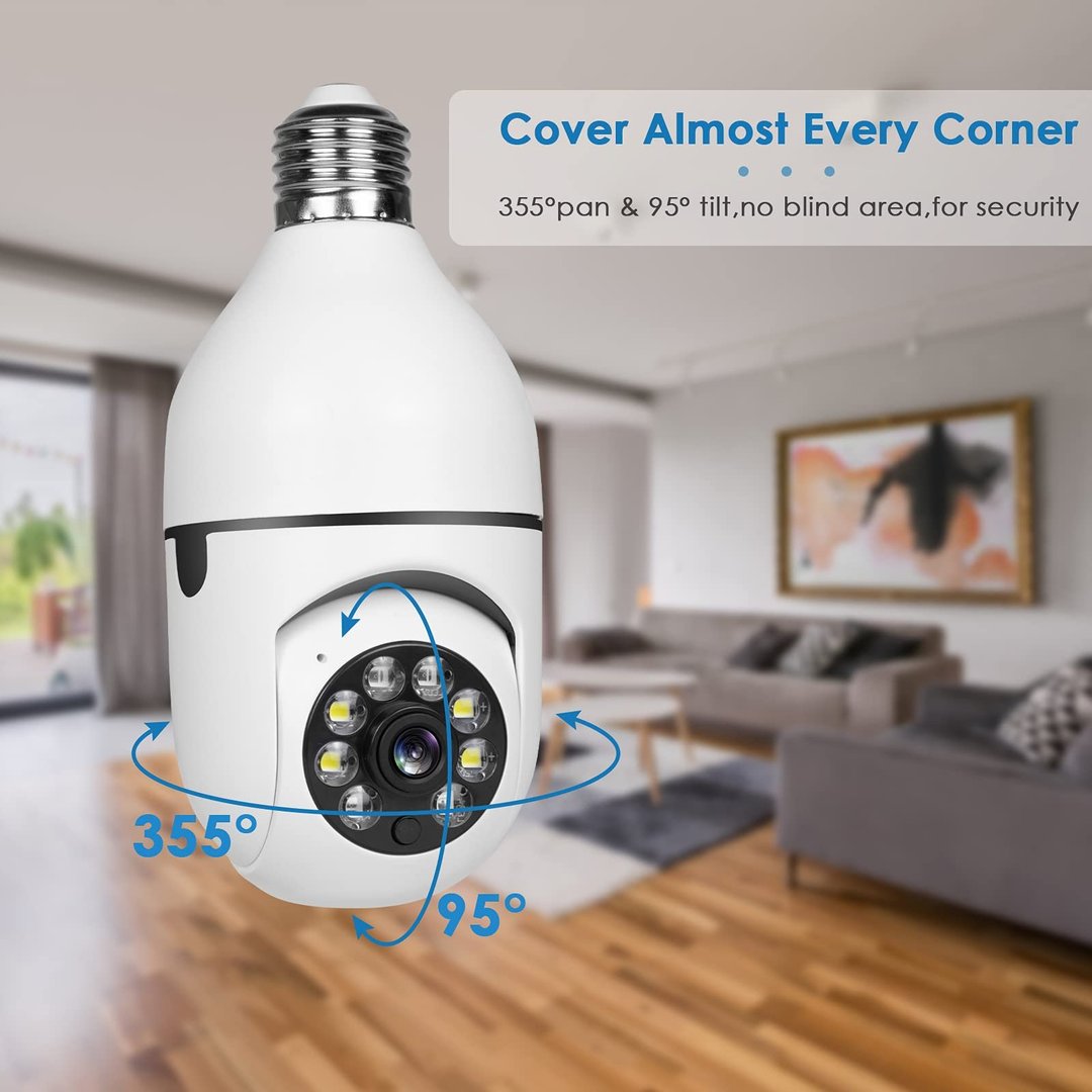 Wireless Light Bulb Security Camera