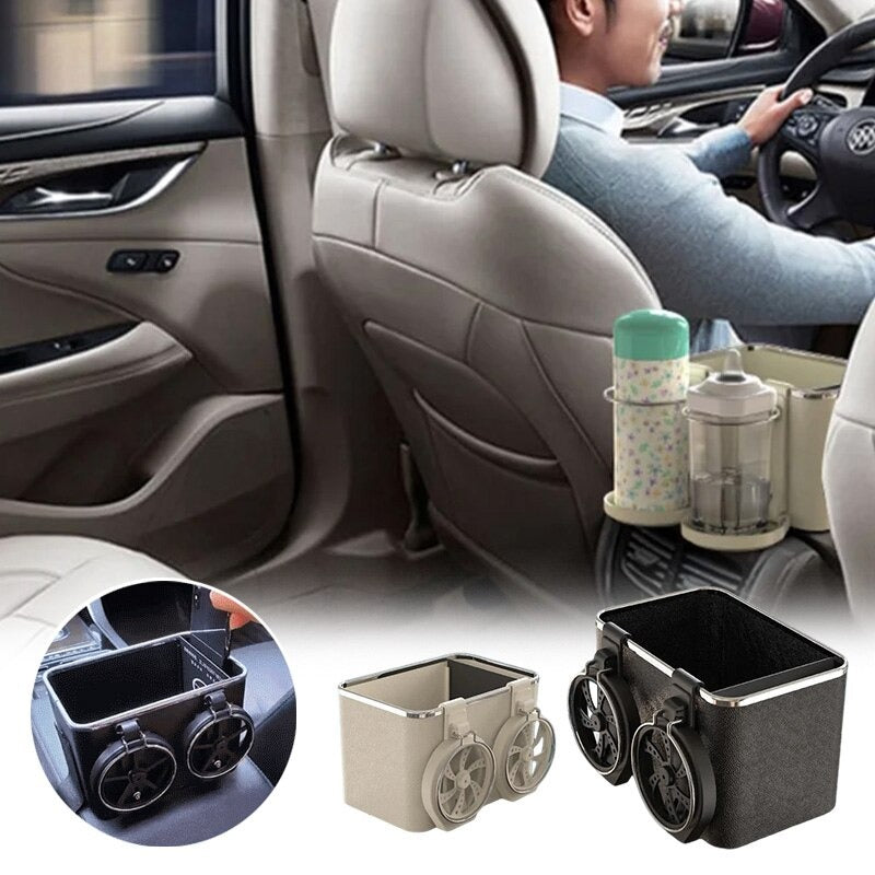 Large Capacity Bottle Holder Armrest Storage Box