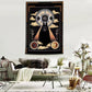Skulldo - All-Seeing Sun Moon Eye & Cloaked Skeleton Tapestry