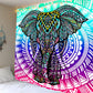 Elefante - Colorful Wise Elephant Mandala Tapestry