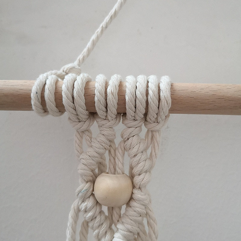 Bohoque - Serenity Handmade Macrame Wall Hanging Shelf