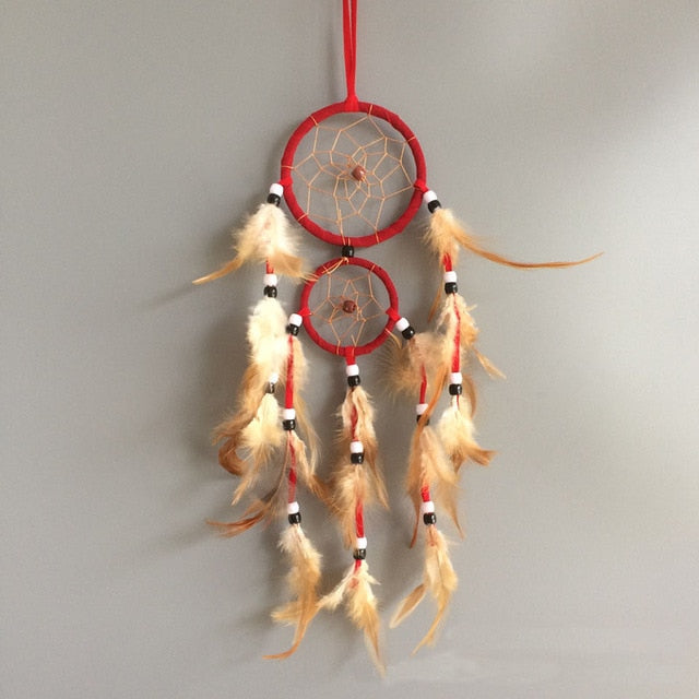 Dreamy - Retro Feather Organic Dream Catcher