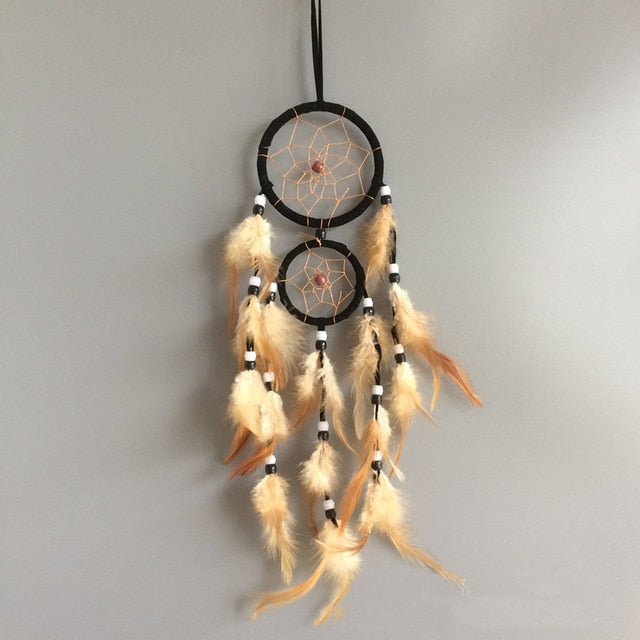 Dreamy - Retro Feather Organic Dream Catcher