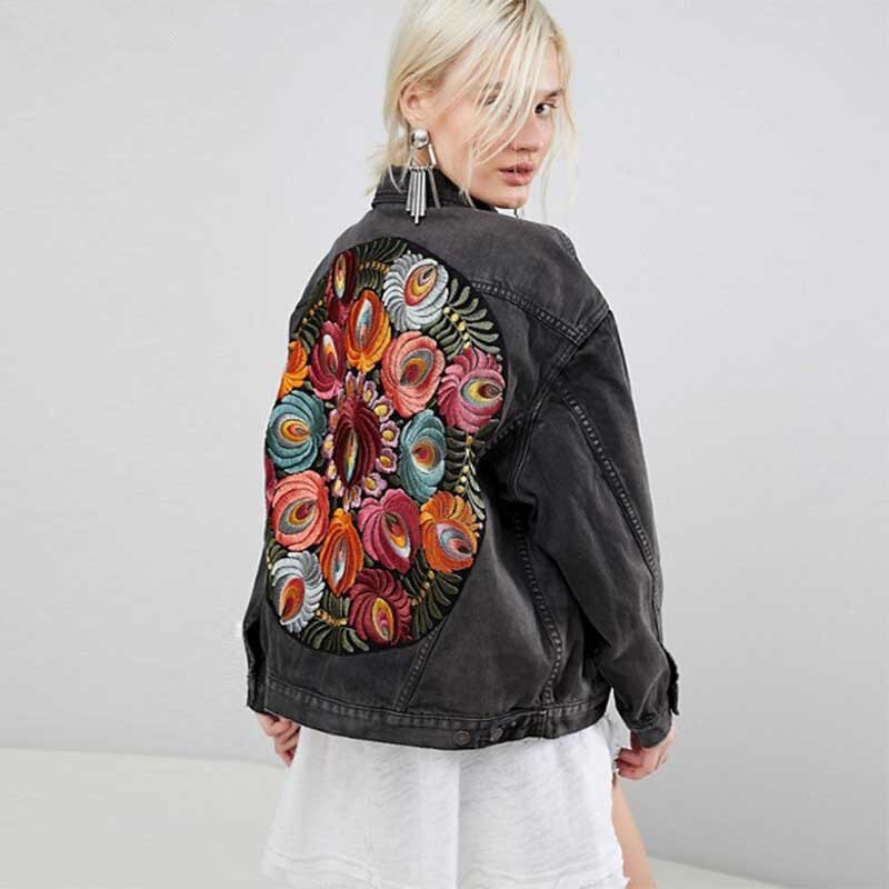 Cosida - Lydia Vintage Embroidered Denim Jacket