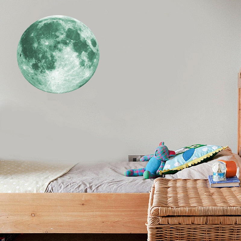 Lumino - Glowing Full Moon 3D Wall Sticker