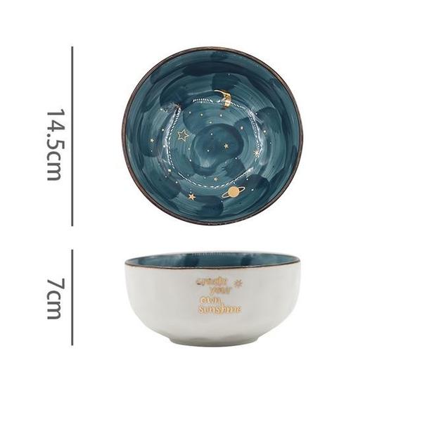 Noci - Stars in the Sky Celestial Blue Ceramic Bowl