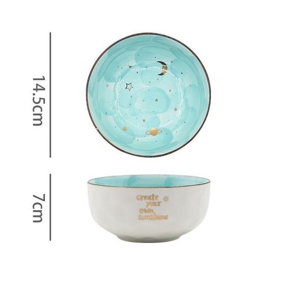 Noci - Stars in the Sky Celestial Blue Ceramic Bowl