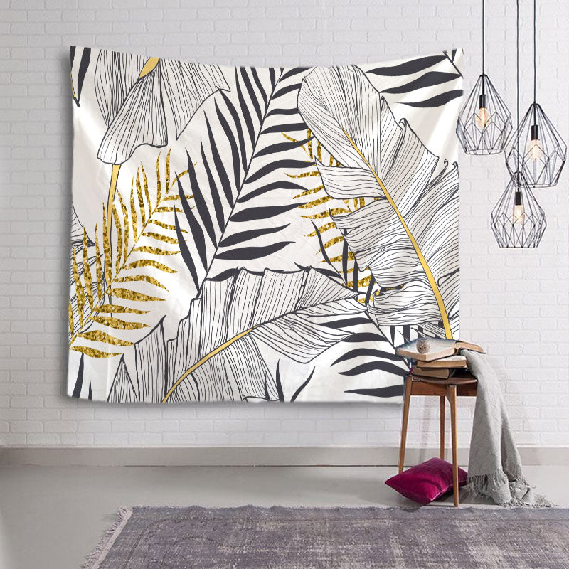 Tropical - Tropical Forest Golden Dust Tapestry