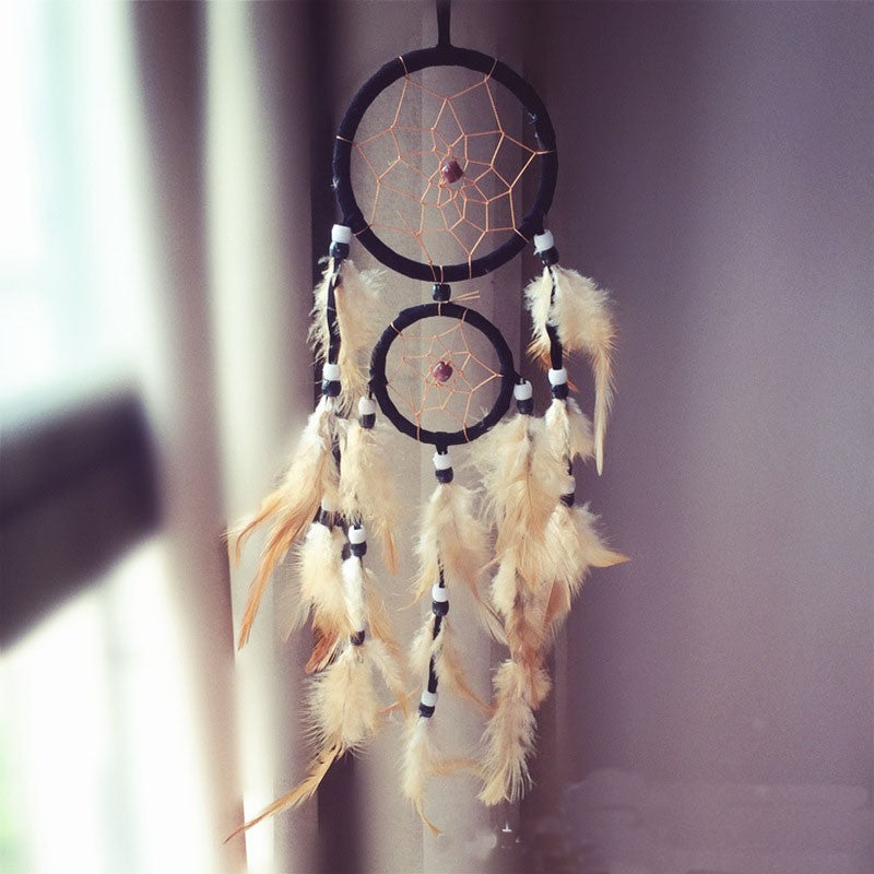 Dreamy - Retro Feather Organic Dream Catcher