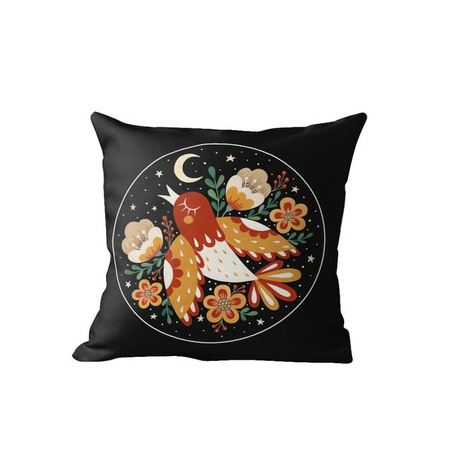 Cuffia - Nordic Love Black Decorative Pillow Cushion Cover