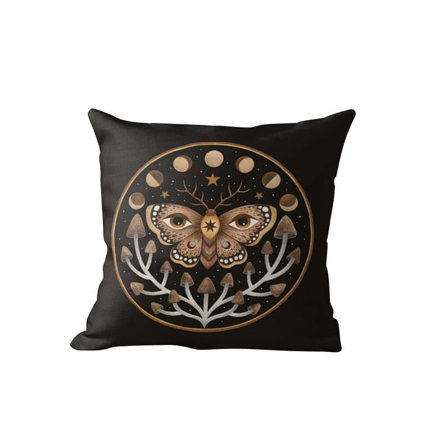 Cuffia - Nordic Love Black Decorative Pillow Cushion Cover