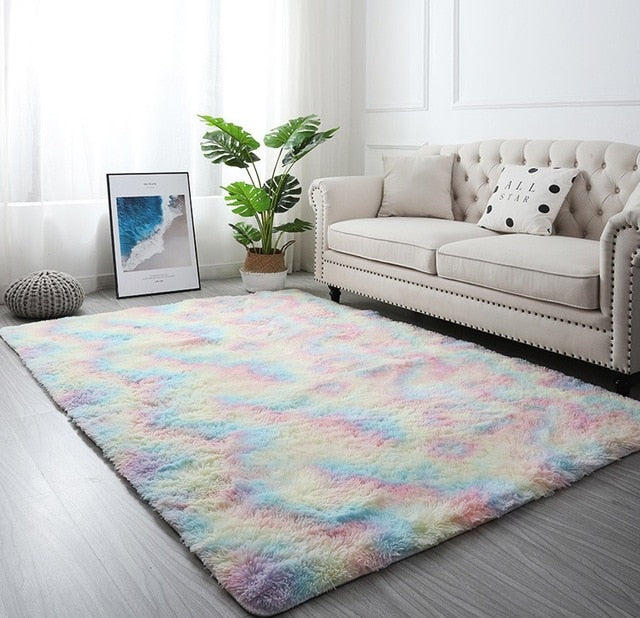 Filati - Nordic Light Rainbow Plush Soft Non-Slip Carpet