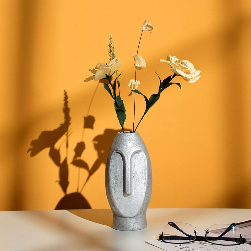 Stono - Abstract Art Human Head Vase