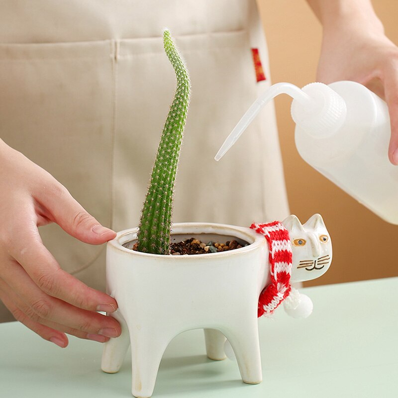 Meo - Decorative Cat Ceramic Flower Pot