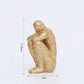Damer - Woven 3-D Abstract Thinking Figure Statue