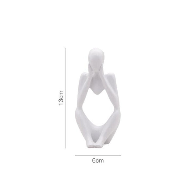 Socratist - Thinking in Silence Abstract Figure Statuette