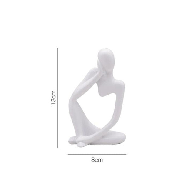 Socratist - Thinking in Silence Abstract Figure Statuette