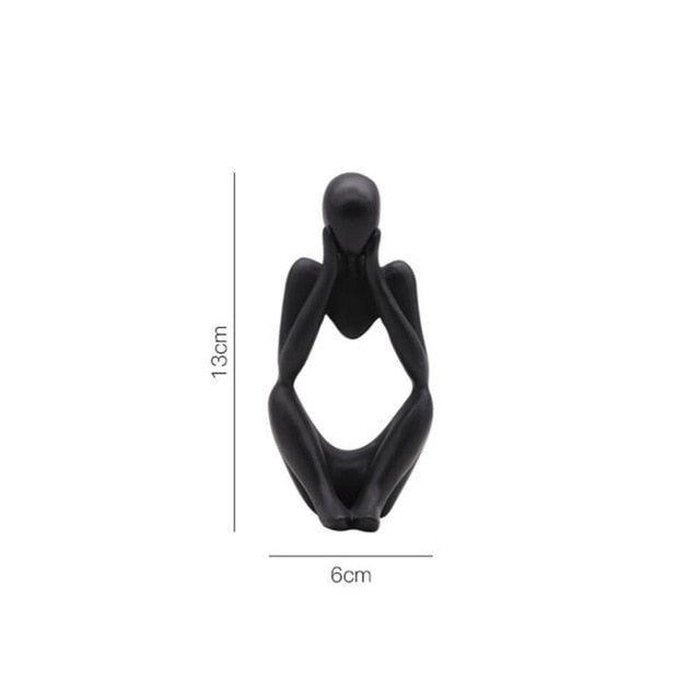 Socratist - Thinking in Silence Abstract Figure Statuette