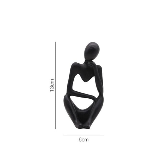 Socratist - Thinking in Silence Abstract Figure Statuette