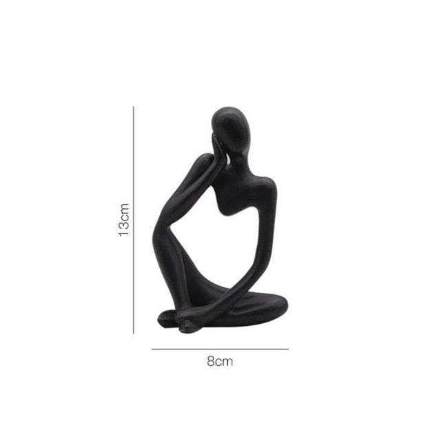 Socratist - Thinking in Silence Abstract Figure Statuette