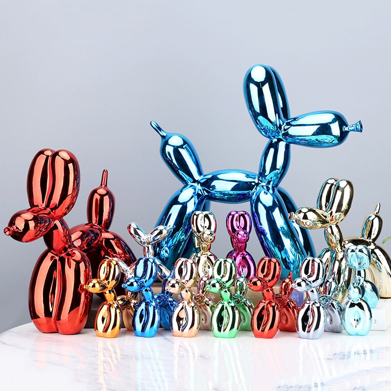 Baloozo - Nordic Resin Crafts Electroplating Balloon Dog Sculpture