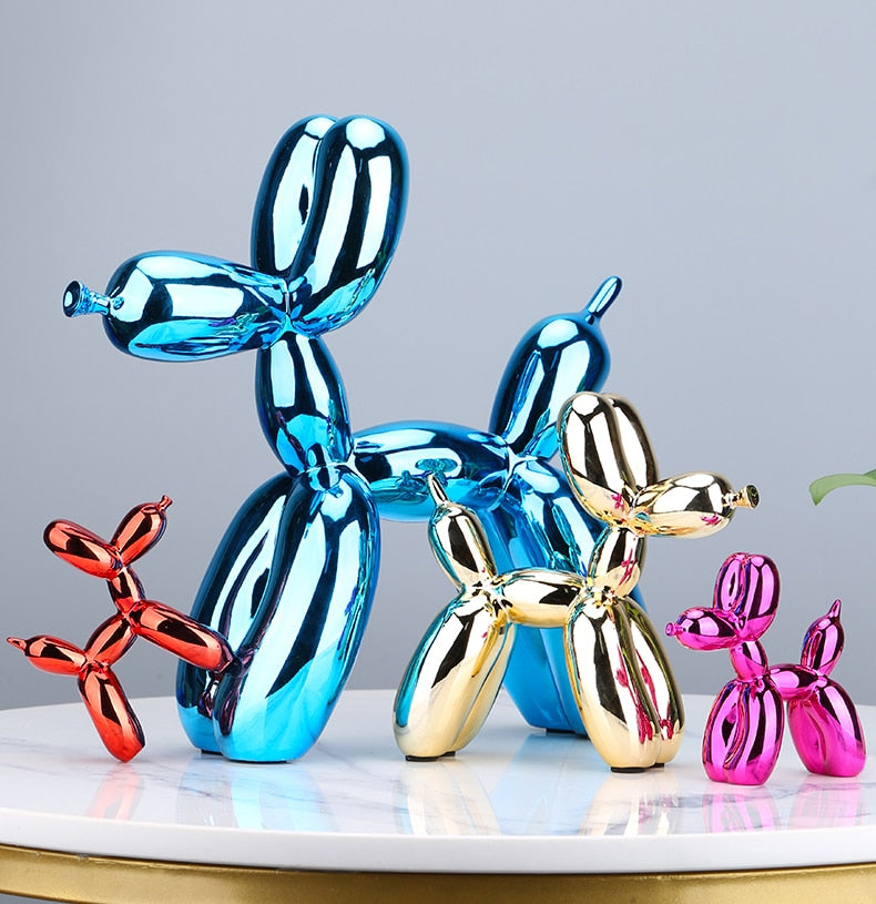 Baloozo - Nordic Resin Crafts Electroplating Balloon Dog Sculpture