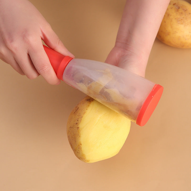 Multifunctional Vegetable Fruit Peeler With Storage Box