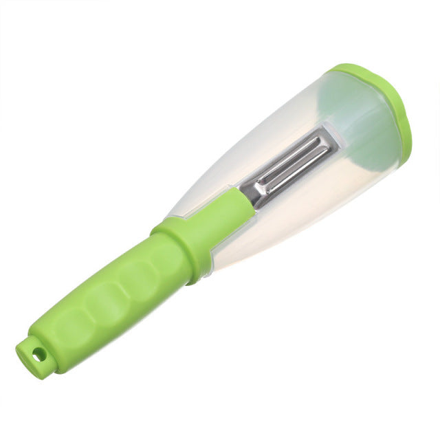 Multifunctional Vegetable Fruit Peeler With Storage Box