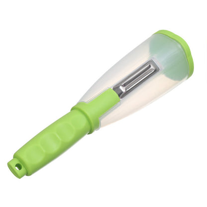 TENFOLD vegetable and fruit peeler with container box Straight