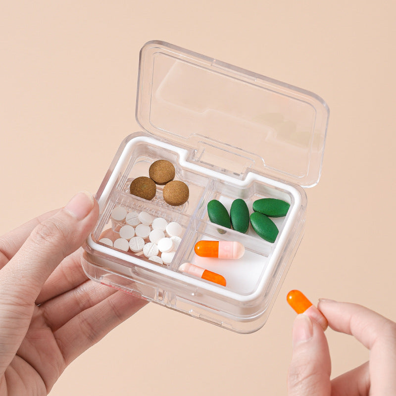 Portable Mini Pill Cutter Storage Box⁠