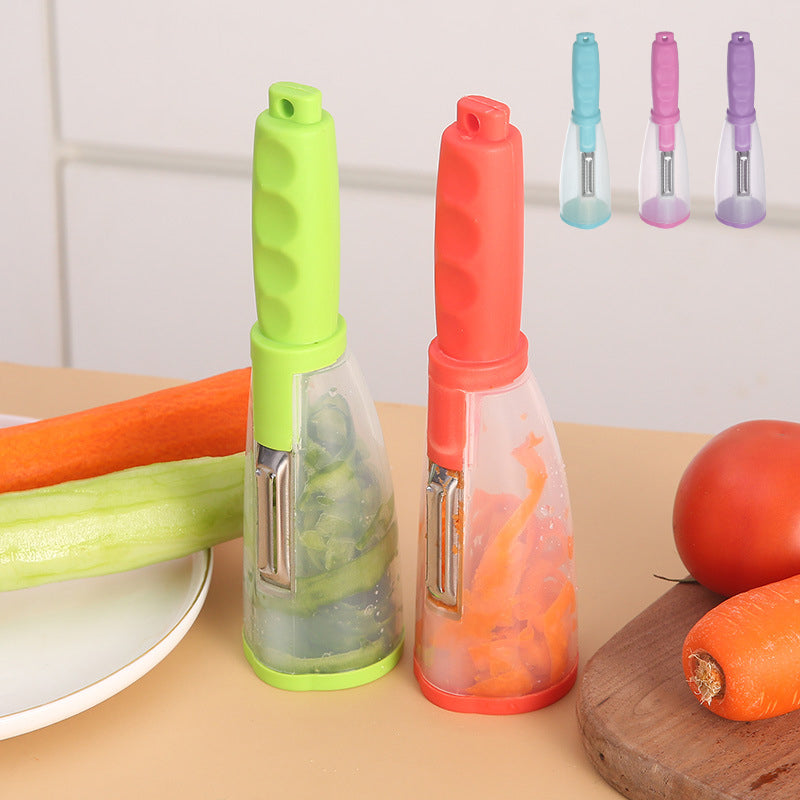 Multifunctional Vegetable Fruit Peeler With Storage Box