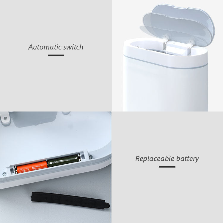 Automatic Smart Sensor Brush Trash Can