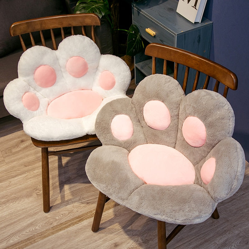 Kat - Cat Paw Plush Seat Cushion