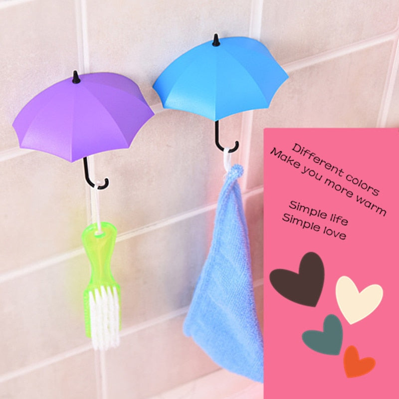 Umbizo - 3 PCS Self Adhesive Umbrella Wall Hooks