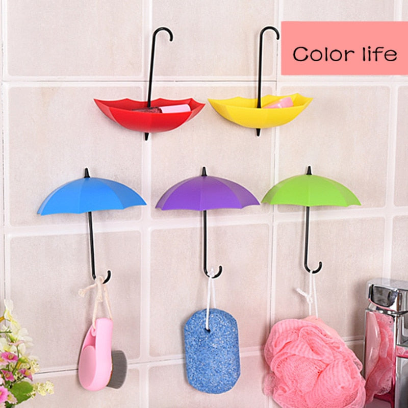 Umbizo - 3 PCS Self Adhesive Umbrella Wall Hooks