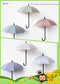 Umbizo - 3 PCS Self Adhesive Umbrella Wall Hooks
